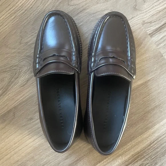 Freda Salvador Espresso Spazzolato Elba Penny Loafers - Picture 3 of 10